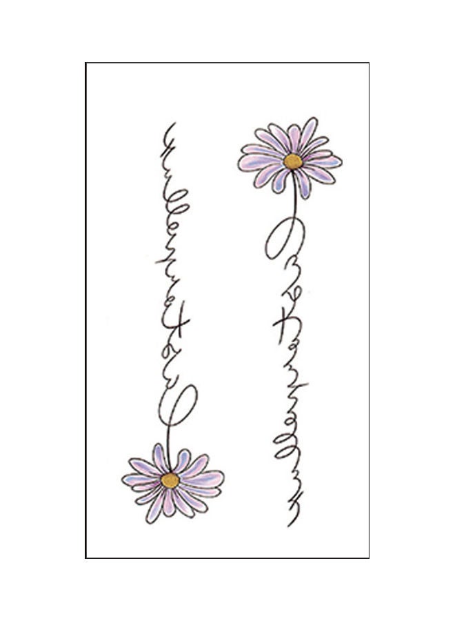 NIBEMINENT Waterproof Fashion Small Temporary Tattoo Stickers multicolour - Image 1