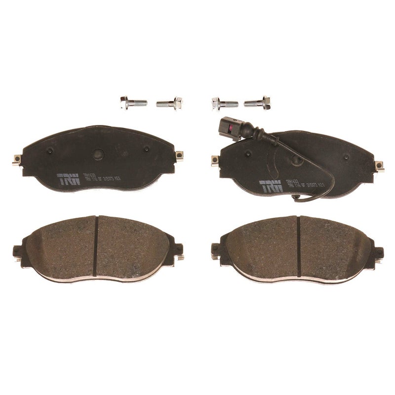TRW Pro TRH1633 Disc Brake Pad Set For Volkswagen GTI 20152021 Front And Other Applications