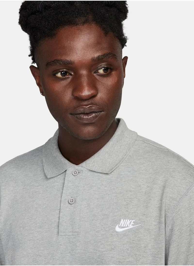 Nike Men's Club Long-Sleeve Polo Shirt