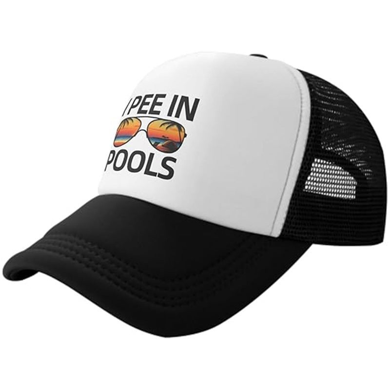 Sponge Trucker Cap Beach Outdoor Hat Polyester - Image 3