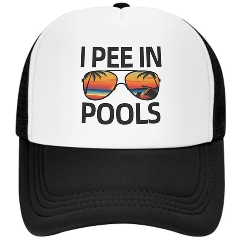 Sponge Trucker Cap Beach Outdoor Hat Polyester - Image 2