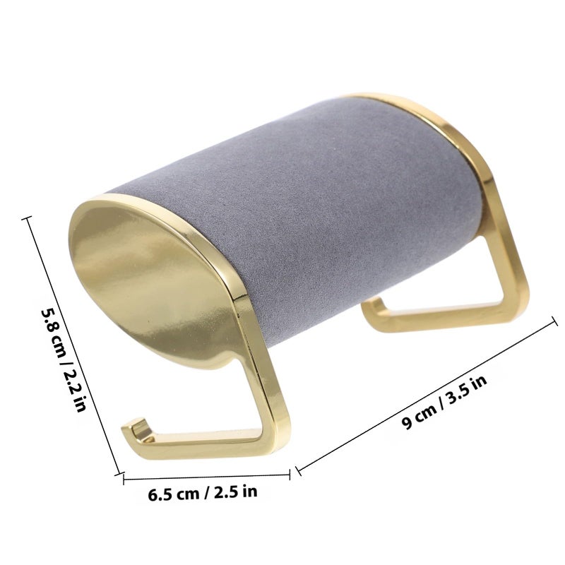 Gray Metal Jewelry Display Stand Bracelet Watch Holder Organizer Rack For Home Showcase Storage - Image 3
