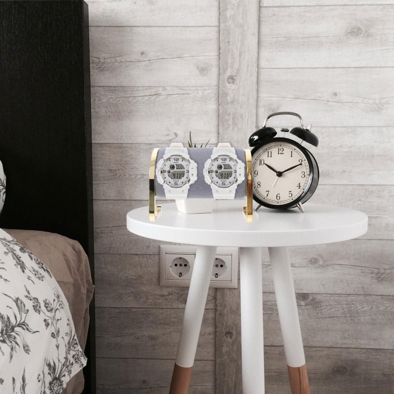 Gray Metal Jewelry Display Stand Bracelet Watch Holder Organizer Rack For Home Showcase Storage - Image 4