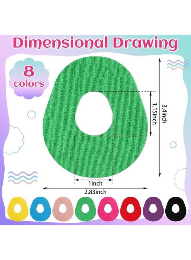 SOLARAE 48 Pack Adhesive Patches for G7 CGM Sensor, Sweatproof, Breathable, Latex-Free Overpatch, 10-Day Long Stay, Various Colors - Image 2