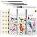 ROOCHKD 3pack Watercolor Painting Coloring Books Paint with Water Arts Crafts Kit for Kids Pocket Watercolor Paint Bookmarks Class Activities Art Supplies Party Favors Birthday Gift for Boys and Girls - Image 2