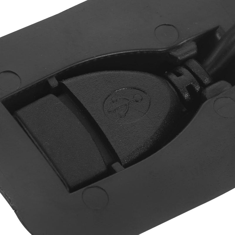 كابل تمديد شحن من نوع USB إلى USB لحقائب الظهر والحقائب الصدرية، مناسب للسفر المحمول، يتوافق مع الهواتف وأجهزة الكمبيوتر المحمولة، لون أسود - Image 3