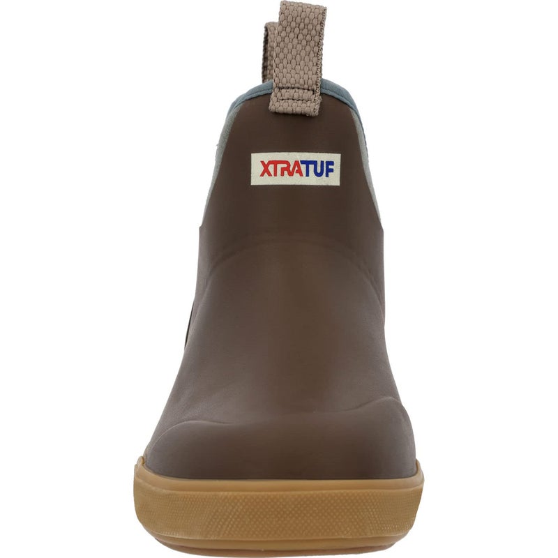 Xtratuf Men's 6 Inch Ankle Deck Boot, Vintage Brown, Size 11 - Image 4