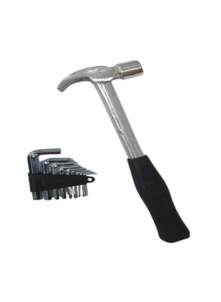 Vtronix Hex Allen Key Set For General Purpose Use With PVC Holder 9Piece Steel Hexkey Set With Claw Hammer Ideal for Repair Maintenance for Home DIY Use 15 to 10mm - pzsku/Z725451DF4686ABCD4C5EZ/45/1748264038/269968af-b7f6-4158-ba01-4de766f1f516