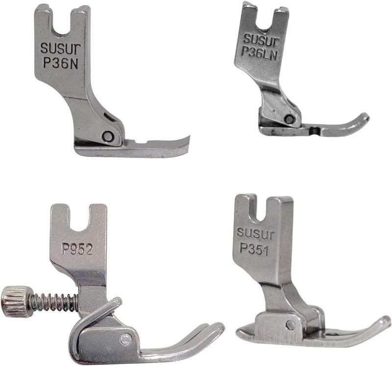 SSS P952 P351 P36N P36LN Industrial Sewing Machine Presser Foot Combo Pack of 4 Pressure Foot - Image 3