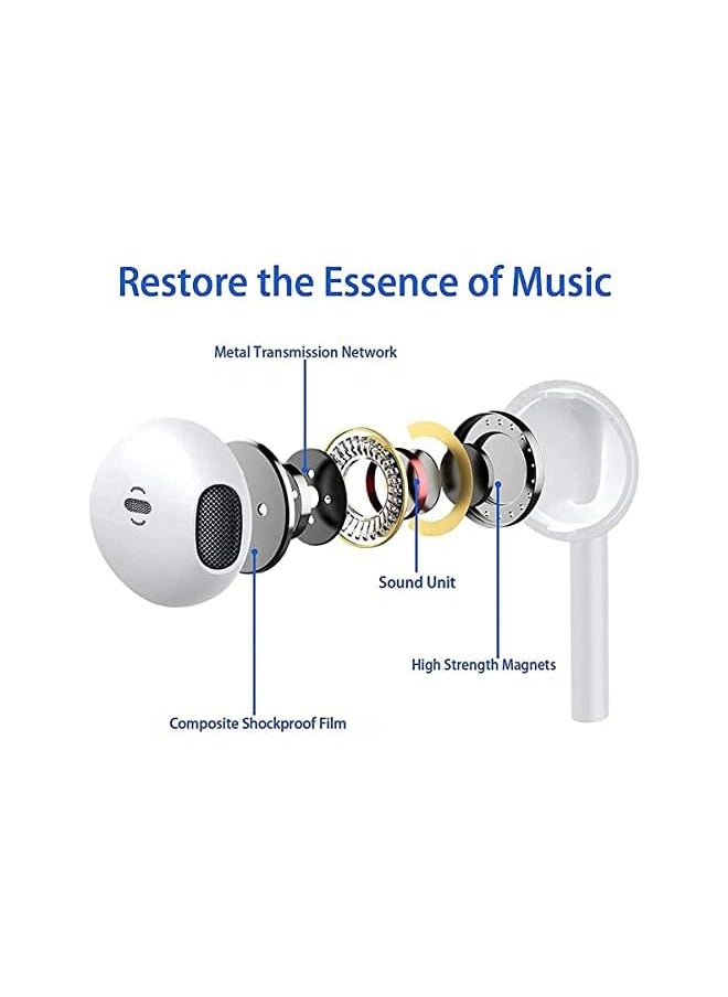 Malka - Earphone With Lightning Connector Wired Headset Panel Has Microphone And Volume Control Keys Clear And Noise Isolation Experience Compatible With Iphon - Image 1