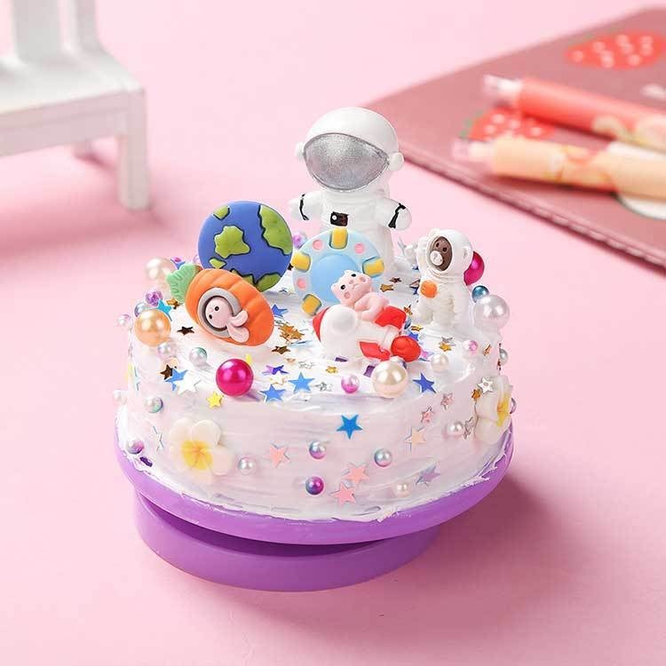 Cream Glue Diy Music Box Children'S Cartoon Rotating Music Box Creative Handmade Birthday Gift Educational Toys - Image 1