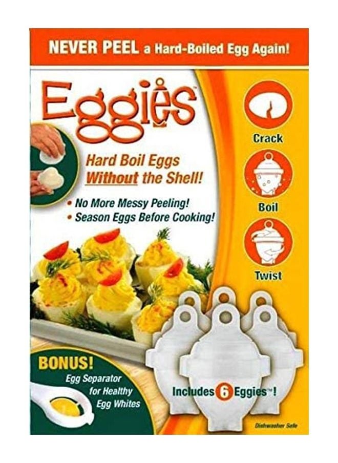 Eggies - 6-Piece Hard Egg Boiled Eggies - Image 1