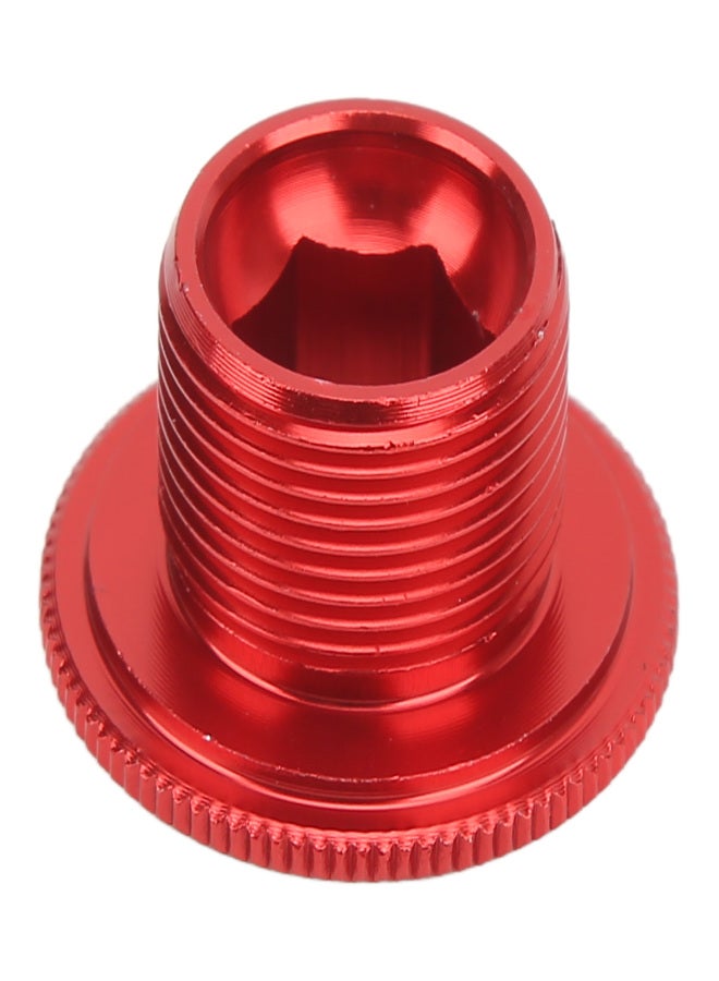 إنلي برغي ذراع كرنك الدراجة من سبائك الألومنيوم M18، برغي تثبيت كرنك، مسمار ذراع مجموعة كرنك الدراجة M18 أحمر - Image 3