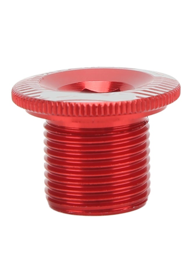 إنلي برغي ذراع كرنك الدراجة من سبائك الألومنيوم M18، برغي تثبيت كرنك، مسمار ذراع مجموعة كرنك الدراجة M18 أحمر - Image 4