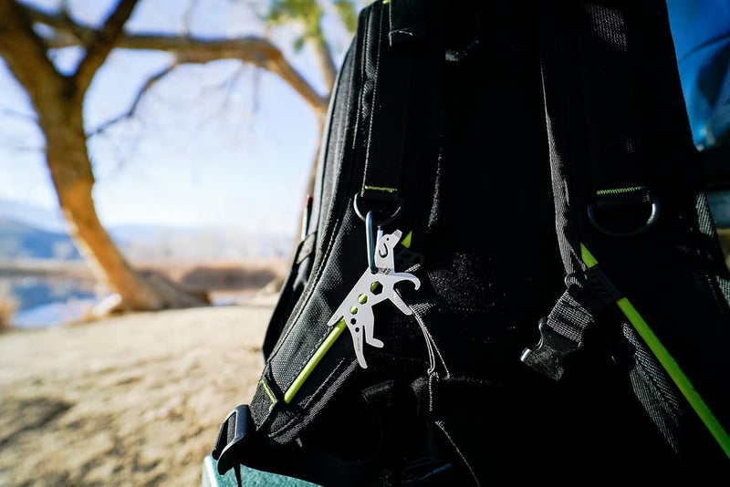 UST Tool-a-Long Multi-Tool Carabiners with Durable, Compact Stainless Steel Construction for Hiking, Kayaking, Camping, Travel and Outdoor Survival - Image 3