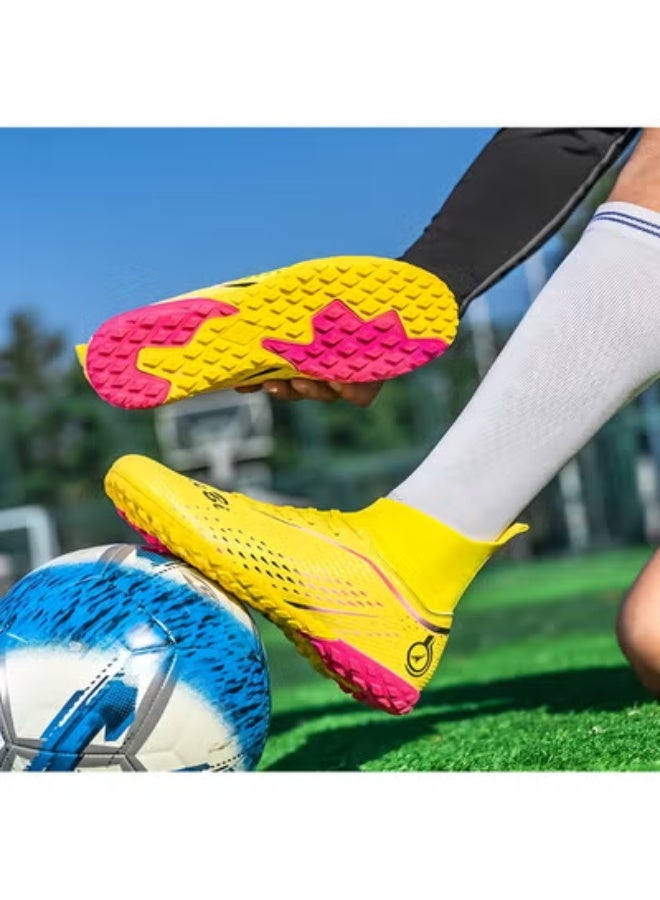 SKT Shiketro Men's and Women's Soccer Shoes, Low Top Artificial Turf Training Shoes - Image 4