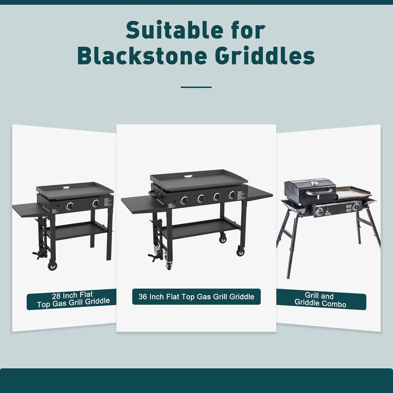GASPRO Natural Gas Conversion Kit, Propane to NG Orifices Nozzle, for Blackstone 28'' & 36'' Griddles, Rangetop Combo, Tailgater, DIY Burner Replacement Parts Multi usage - Image 4