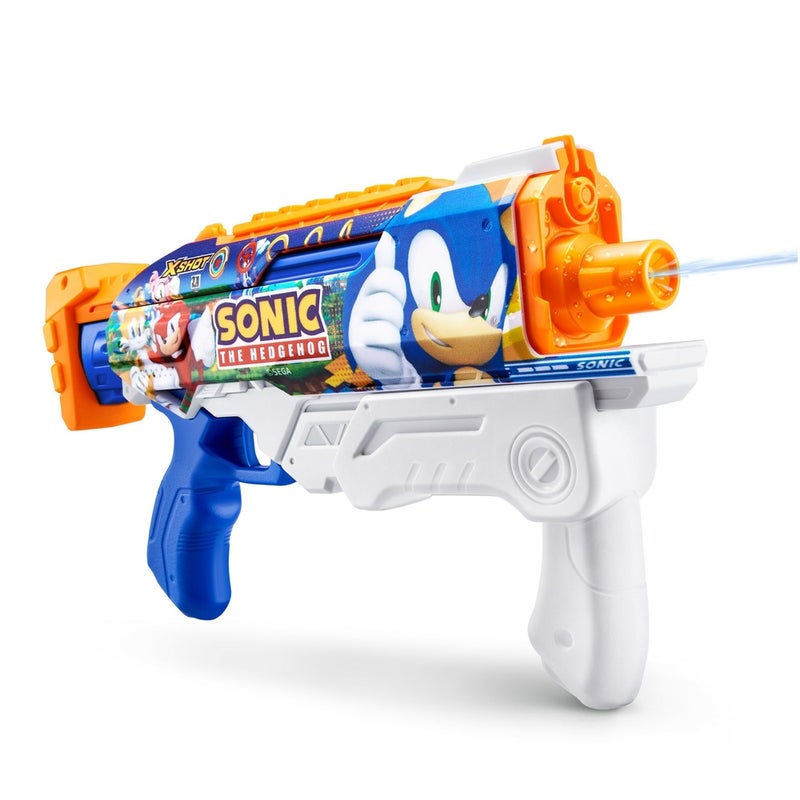 Zuru - X-Shot Water Hyperload Fast-Fill Skins Sonic Water Gun - 118107 - Image 1