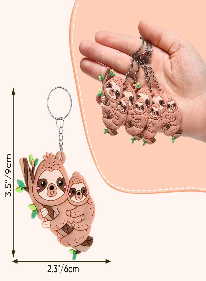 Mirabuy 40 Pack Sloth Keychains Sloth Key Rings for Sloth Lover Gifts, Sloth Themed Decorations, Birthday Gifts - Image 4