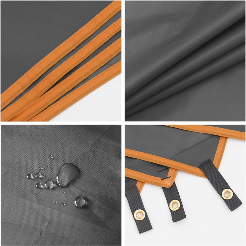Wind Tour Portable Multifunctional Outdoor Camping Tarp Groundsheet Footprint Lightweight Floor and Ground Tarps for Camping Hiking with Carry Bag (102" x 83") - Image 4