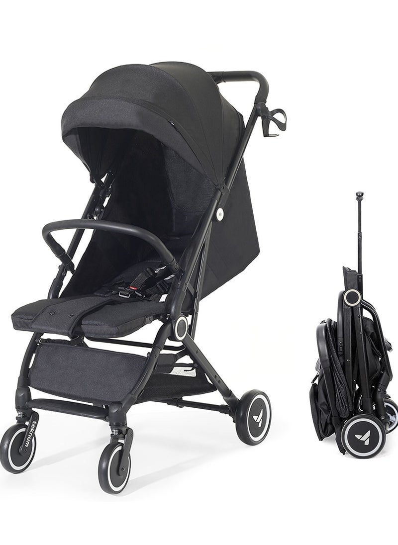 Travel Cabin Stroller With Coffee Cup Holder - Black - pzsku/Z7254C7A87739A97AEF45Z/45/_/1686057991/39eace9f-198f-4101-a3cd-d7fa20514f09