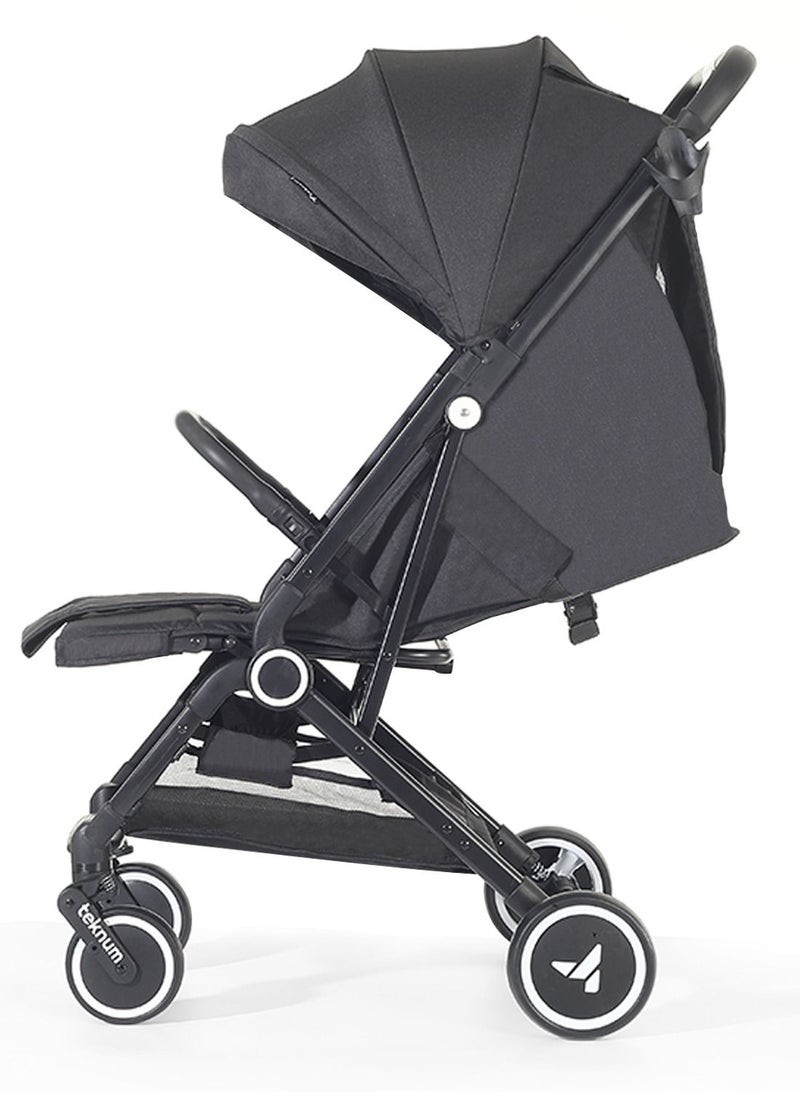 Travel Cabin Stroller With Coffee Cup Holder - Black - pzsku/Z7254C7A87739A97AEF45Z/45/_/1686057993/906c3d18-7eff-4bb5-ab88-b454182ac5b1