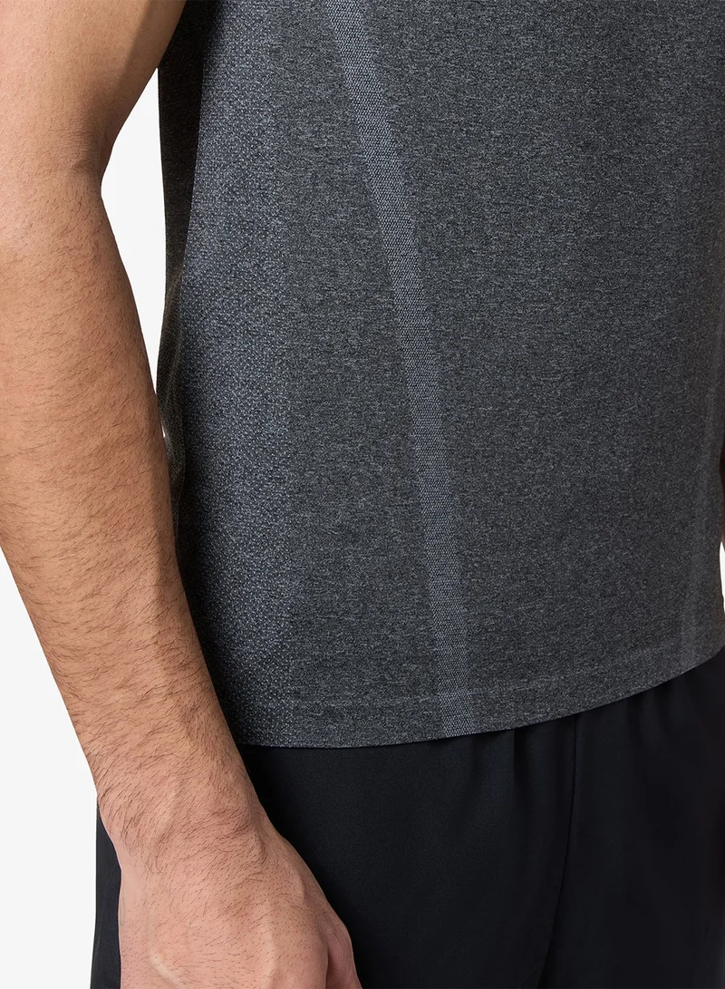 Squatwolf Sleet Marl Seamless Tank for Men | Best Price UAE