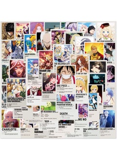 50-Piece Anime Wanted Poster Stickers