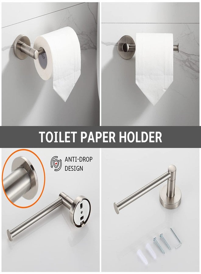 BGL Bathroom Accessory Set Brushed Nickel 4-Pieces Bathroom Towel Rack 24 Inches Adjustable Bathroom Hardware Set - Image 4