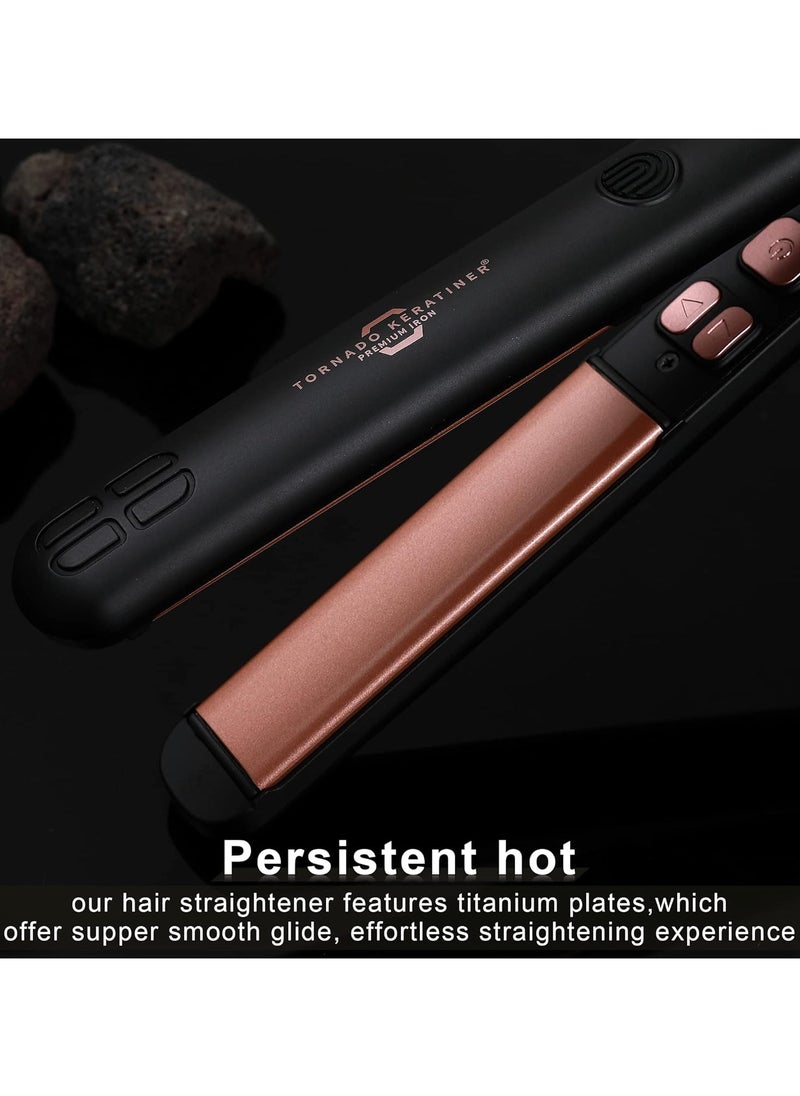 Tornado Keratiner Straightener and Curler 2in1 with LCD Display 15s Fast Heating Ultra hot hair constant high heat Adjustable Temperature Healthy Styling for All Hairstyles  - Image 5