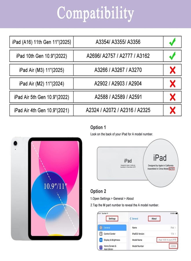 Soke - iPad 10th Generation Case with Keyboard 10.9 Inch 2022-7 Color Backlight Wireless Detachable Keyboard Case with Built-in Pencil Holder for iPad 10th - Image 2