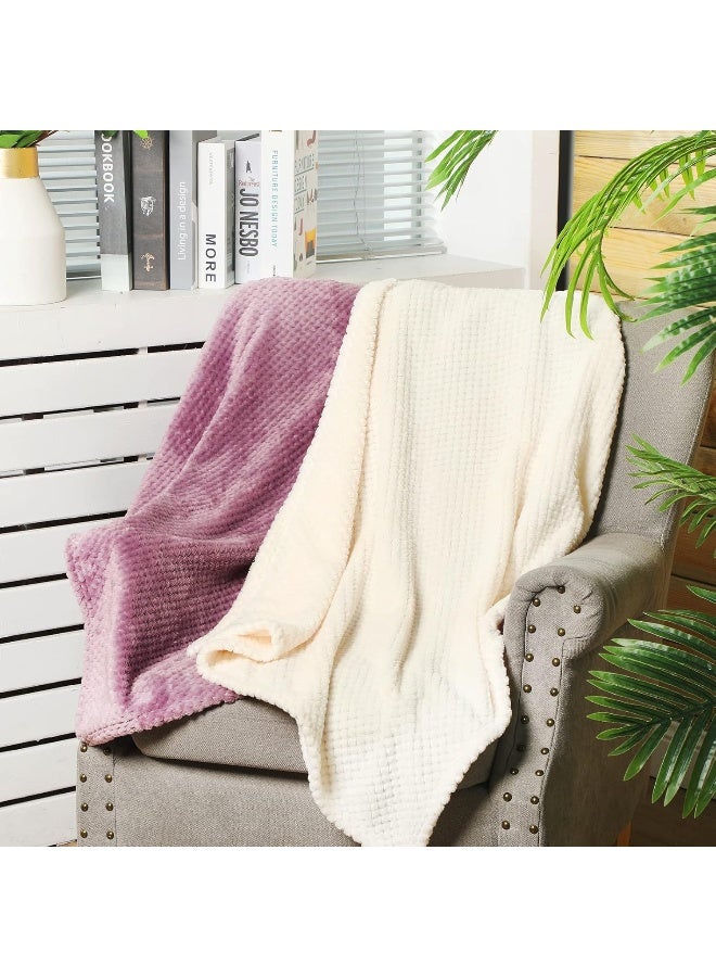 Kenning 6 Colors Baby Blankets Flannel Soft Warm Cozy Coral Fleece Toddler, Infant or Newborn Receiving Blanket for Crib, Stroller, Travel, Decorative (30 x 40 Inch) - Image 5