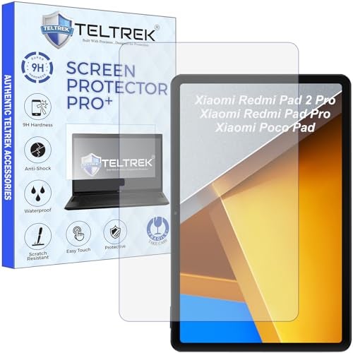TELTREK Screenguard Compatible With Xiaomi Redmi Pad Pro/Redmi Pad2 Pro/Poco Pad/Poco Pad M1 Tab (12.1" Inch Tablet) Flexible PET Screen Guard Not a Tempered Glass Screen Protector - Image 1