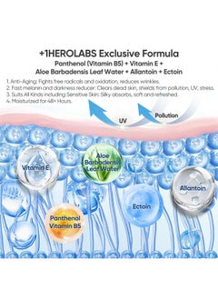 +1HEROLABS Hyaluronic Acid Serum for Face with Vitamin C, B5, E, Niacinamide - Deep Hydrating, Anti-Aging, Plumping, Safe for Sensitive Skin, Fragrance-Free 1 Fl Oz  - Image 5