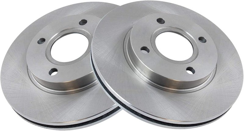 TRQ Front Brake Rotors Set Vented Compatible with 2000-2004 Ford Focus - Image 3