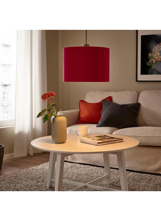 Zaboon Pendant Lamp, Black/Dark Red Velvet, 33 Cm  - Image 2