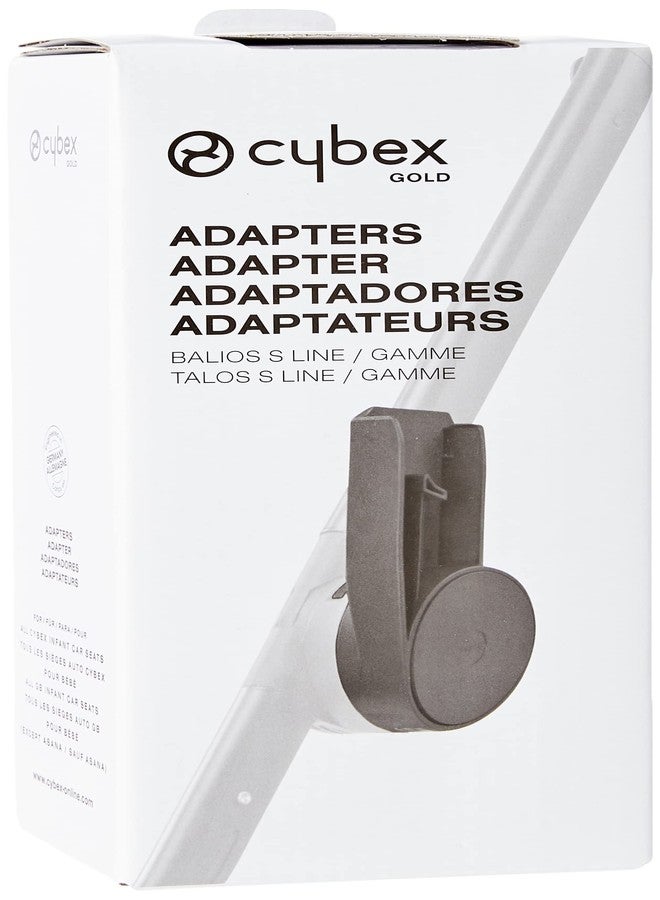 Cybex Gold Car Seat Adapters, Small, Connect Cybex/gb car Seats to Balios S/Talos S Pushchair Frames, Black - Image 1