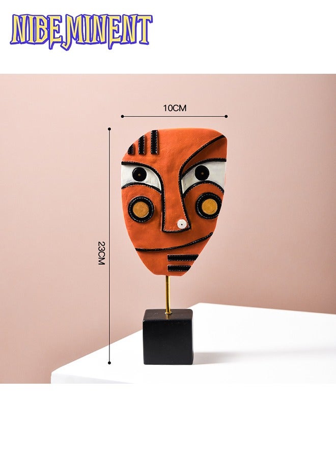 NIBEMINENT Handcrafted Statues Resin Abstract Sculpture for Home Decor Modern,Book Shelf TV Stand Decor,living Room Decor,Dining Room Table,Bedroom, Office Desktop, Cabinets Decorative Ornaments - Image 1