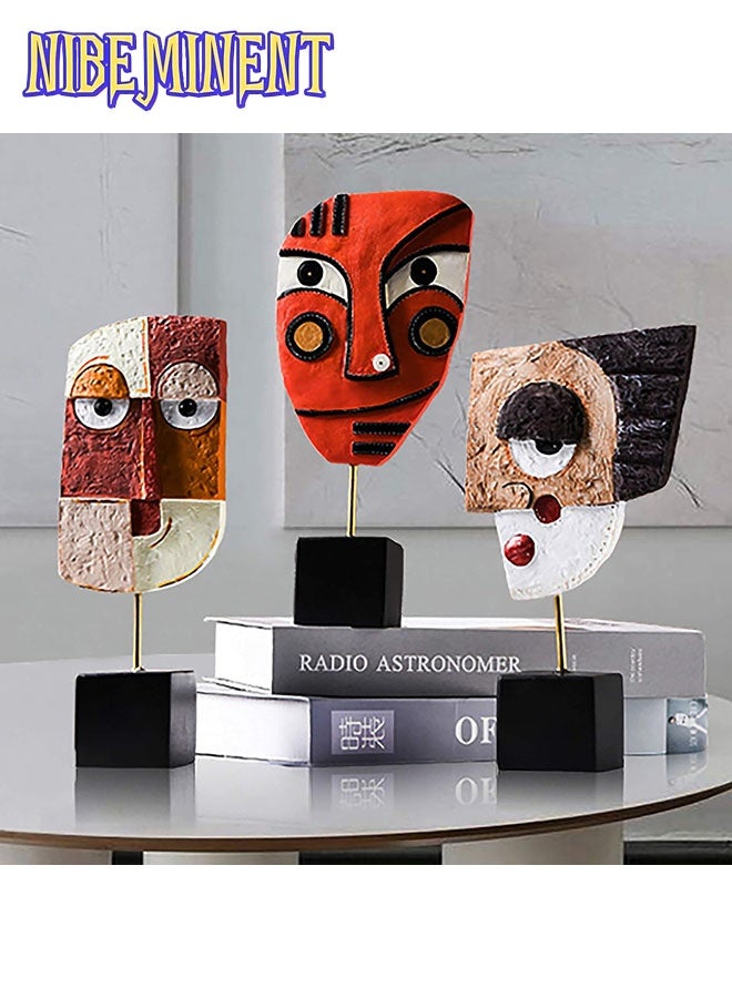 NIBEMINENT Handcrafted Statues Resin Abstract Sculpture for Home Decor Modern,Book Shelf TV Stand Decor,living Room Decor,Dining Room Table,Bedroom, Office Desktop, Cabinets Decorative Ornaments - Image 4