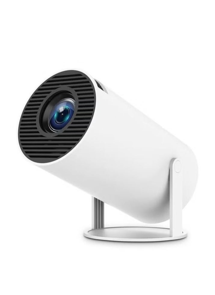 جهاز عرض ذكي صغير، محمول مدمج بشبكة واي فاي، أندرويد 11، جهاز عرض FHD 1080P يدعم 50000 ساعة، جهاز عرض LED تلقائي مع تصحيح الانحراف الأفقي مع دوران 380 درجة للهاتف، 1280 × 720 مع ذاكرة قراءة فقط 8 جيجابايت