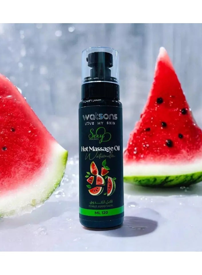 واتسونز زيت مساج  البطيخ قابل للتذوق - 120 ملى - Image 2