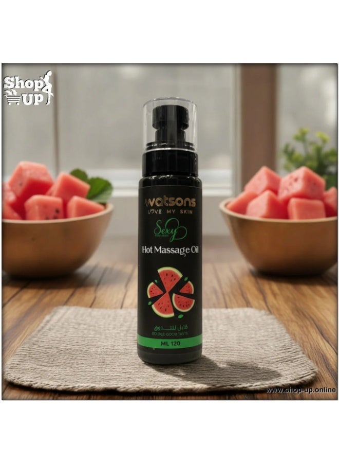 واتسونز زيت مساج  البطيخ قابل للتذوق - 120 ملى - Image 4
