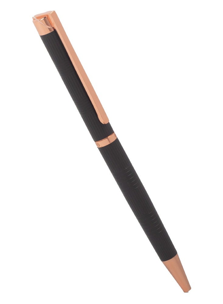آر إس قلم كوراتو بني غامق و نحاسي أنيق - Image 1