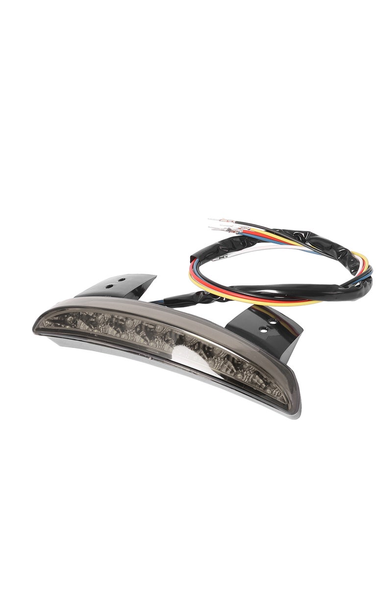 Smoke Motorcycle Rear Fender Tailling Edge LED Brake Tail Light Turn Signal Taillight For Harley Spo