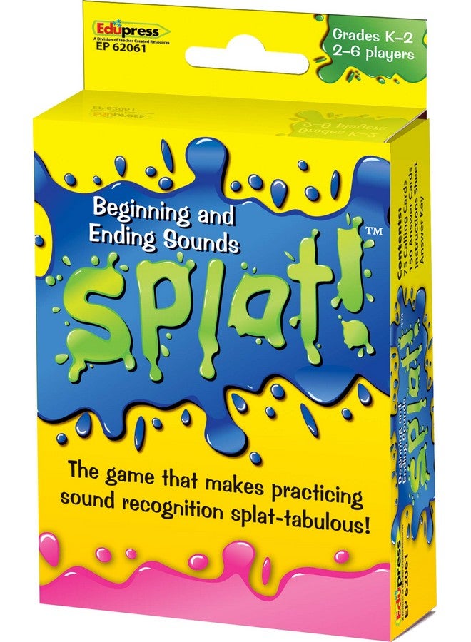 Teacher Created Resources Beginning and Ending Sounds Splat™ Game Grades K-2 (EP62061) - Image 1