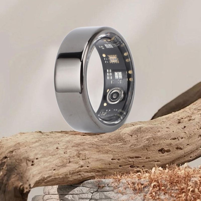 GOWENIC Smart Ring Health Tracker, Sleep Tracking Wearable Waterproof Fitness Tracker Rings with 24 Hours Monitoring, 5-7 Days Battery Life, Size 8 (Black) - Image 4