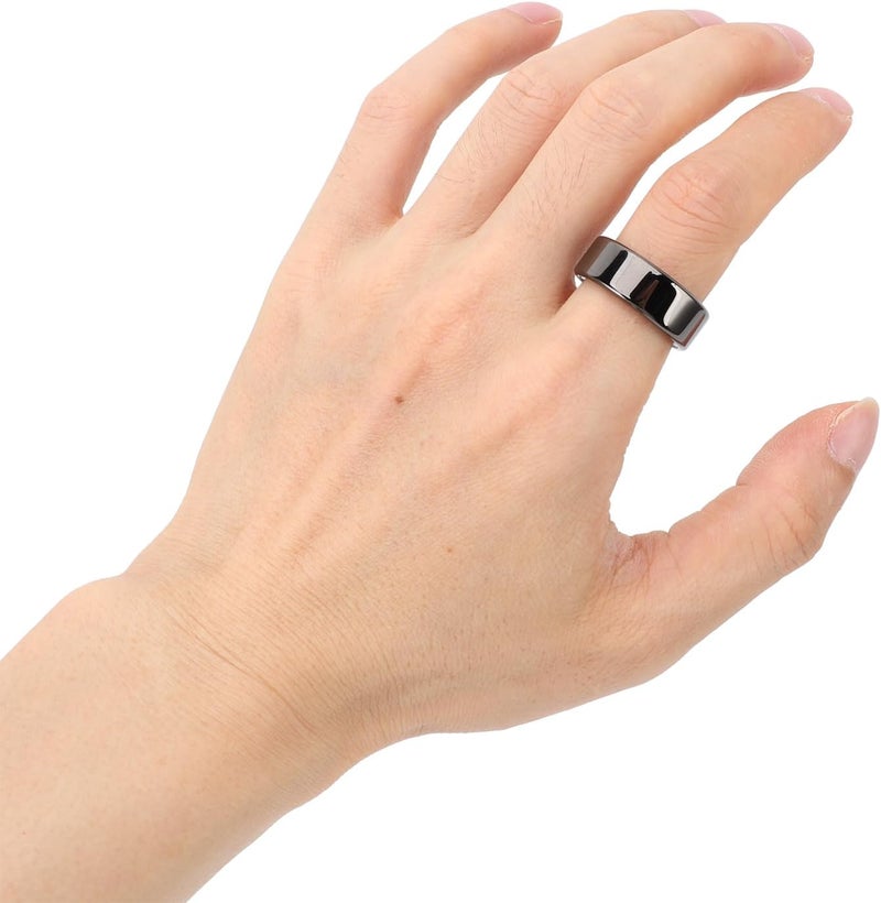GOWENIC Smart Ring Health Tracker, Sleep Tracking Wearable Waterproof Fitness Tracker Rings with 24 Hours Monitoring, 5-7 Days Battery Life, Size 8 (Black) - Image 5