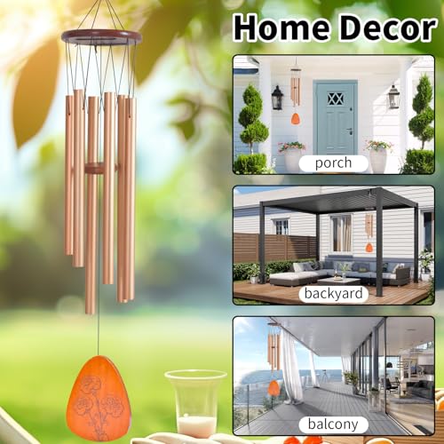 Epartswide Gifts for Mom 35 Moms Wind Chimes Thanksgiving Mothers Day Christmas Valentines Day Gift for Mom Mother Birthday Gift from Daughter Son Love Reminder Gifts - Image 3
