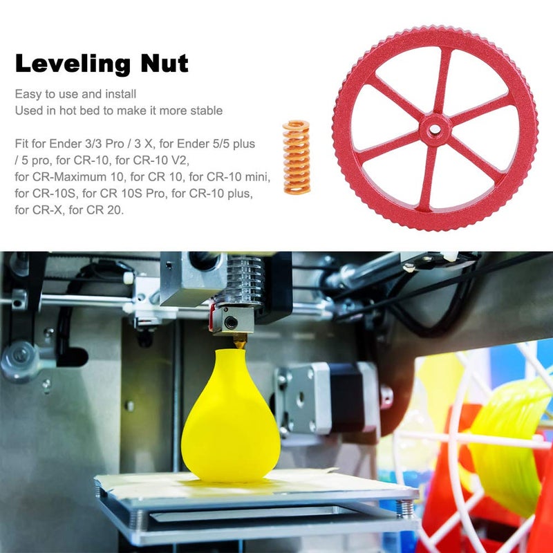 Aluminum Alloy 3D Printer Leveling Nut Spring Kit For Ender - Image 4