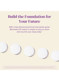 BariMelts Vitamin D3 5000 IU, 90 Fast-Dissolving Tablets (3-Month Supply), Bariatric Vitamins for Women, Natural Apple Flavor​  - Image 5